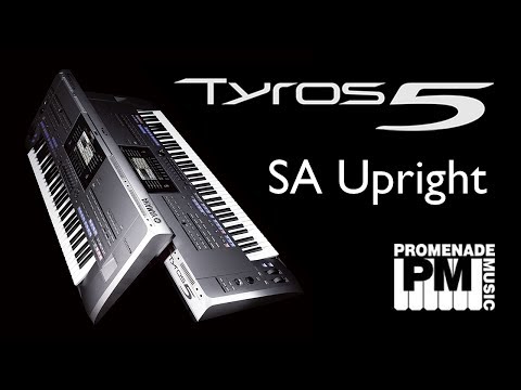Yamaha Tyros5  SA Upright Piano