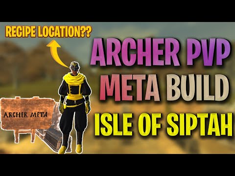 New Meta For Archer PvP In Isle Of Siptah - Attributes , Gear , buffs/Food & Weapon : Conan Exiles