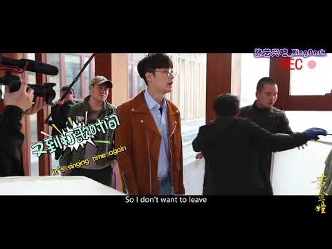 [Eng Sub] 180504 The Golden Eyes behind the scene 26 - Zhang Yixing fanciful greeting methods