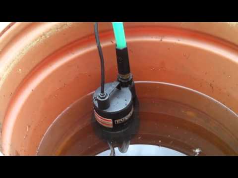 Using everbilt 1/6 hp submersible pump