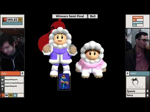 Winners Semis: Jace(Falcon) vs. ARMY(Ice Climbers) [Melee @ Verdugo #42]