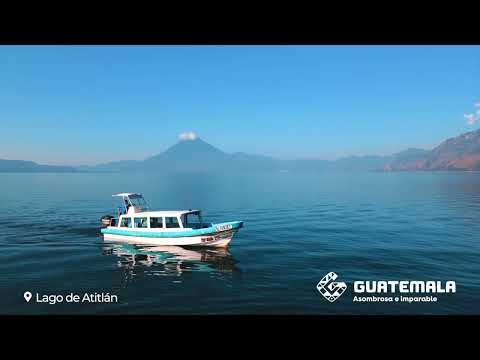 The beautiful Lake Atitlán