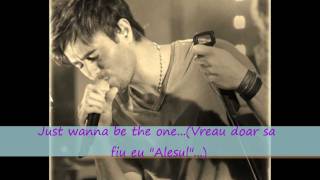Enrique Iglesias - Wish i was your lover (english&amp;romanian lyrics on screen)
