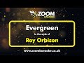 Roy Orbison - Evergreen - Karaoke Version from Zoom Karaoke