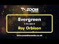 Roy Orbison - Evergreen - Karaoke Version from Zoom Karaoke
