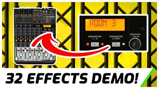 Video thumbnail for Behringer Xenyx QX1204USB Effects Demo | Complete Walkthrough by Kettner Creative