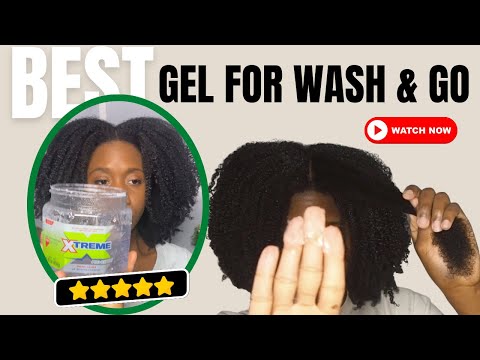 BEST Wash N Go on 4C Hair| Wetline Xtreme Gel |...