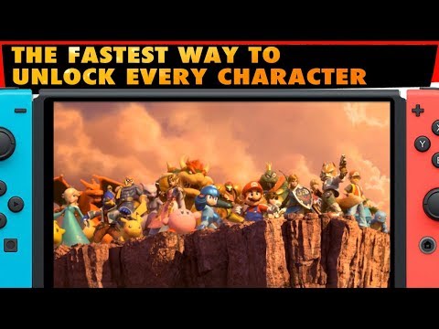 The Fastest Way to Unlock Every Character in Super Smash Brothers Ultimate