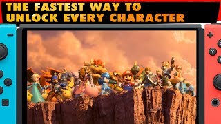 The Fastest Way to Unlock Every Character in Super Smash Brothers Ultimate