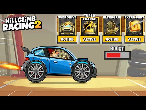 Hill Climb Racing 2 - NEW MASTERY VEHICLE RALLY CAR UNLOCKED | GAMEPLAY