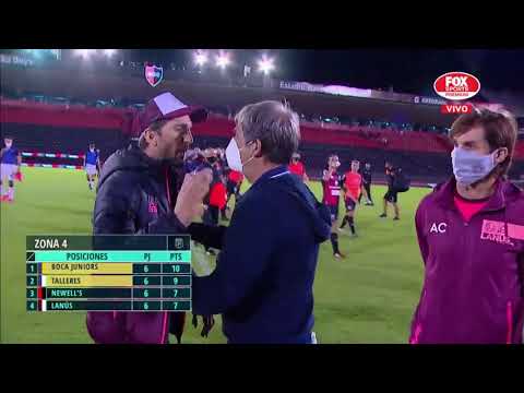 Zubeldía caliente le dice a Penel: "Sos de Boca, ladrón"