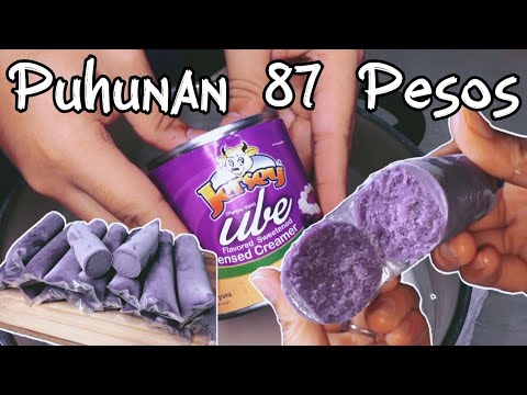 Super Creamy Ube Ice Candy