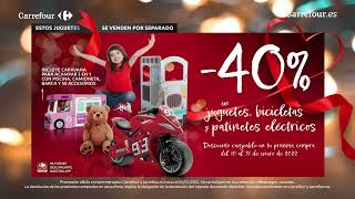 Carrefour Descuento 40% en juguetes anuncio