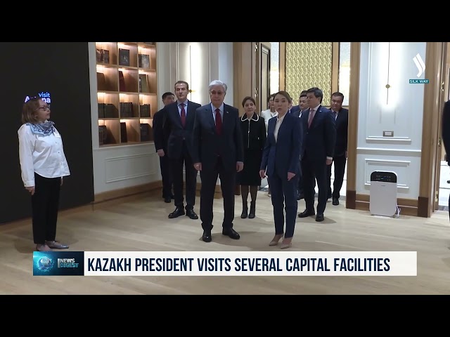 Қазақстан Президенті елордадағы бірқатар нысанды аралады