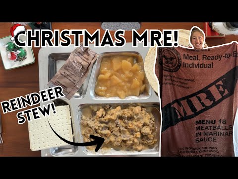 2025 Christmas MRE Special! | REAL Reindeer Stew/Viltgryte Review & Taste Test | Schlee MRE