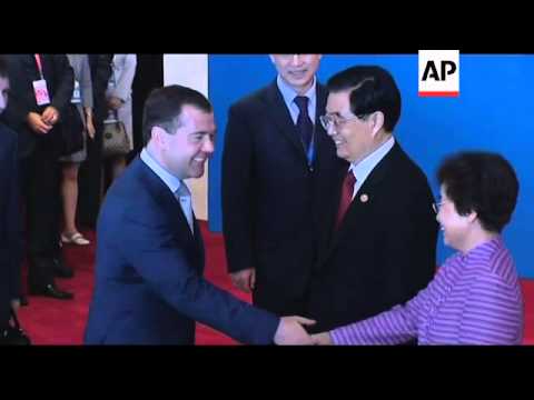 Arrivals and family photo at Asia business forum