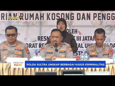 POLDA SULAWESI TENGGARA UNGKAP KASUS CURANMOR