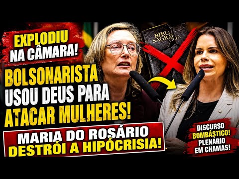 🔥EXPLODIU! MARIA DO ROSÁRIO REBATE CRÍTICAS E  INCENDEIA SESSÃO NA CÂMARA!🫢