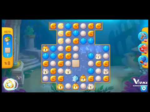 Fishdom. 9673 level no boosters and diamonds. 20 moves