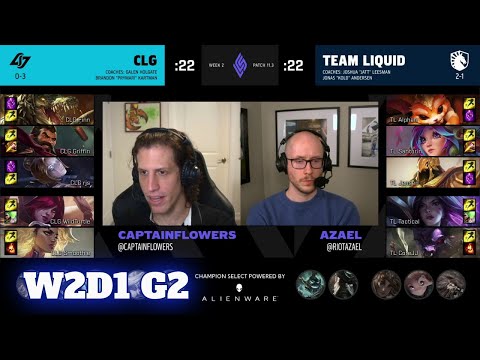 CLG vs Team Liquid | Week 2 Day 1 S11 LCS Spring 2021 | CLG vs TL W2D1