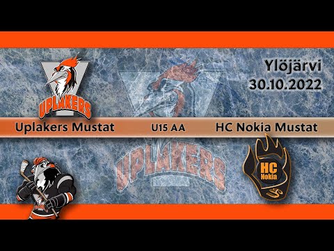 30.10.2022 Uplakers Mustat - HC Nokia Mustat  (U15 AA)