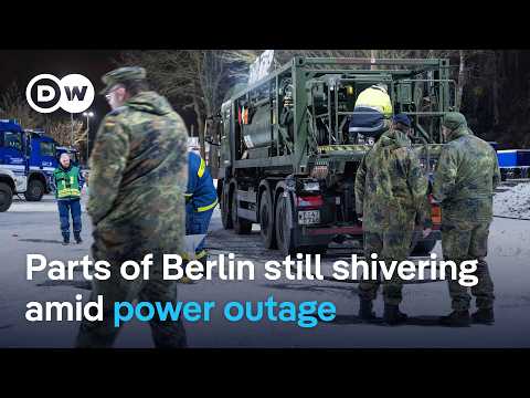 柏林遭破壞！居民面臨多日無電可用 | DW 新聞 (Berliners face days without power after sabotage | DW News)