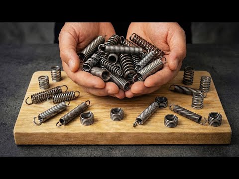 Turning a Extension Spring into a million-dollar tool! Amazing Invention of a 60-Year-Old Carpenter