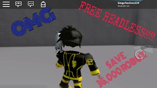 How To Get Headless Head On Roblox For Free Youtube - headless head roblox id