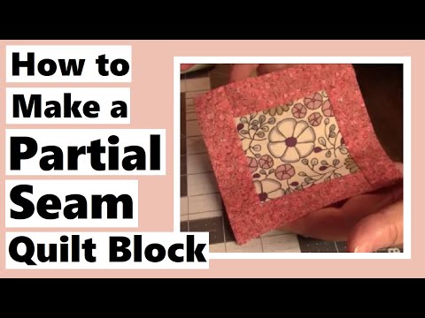 How to Make a Partial Seam Quilt Block
