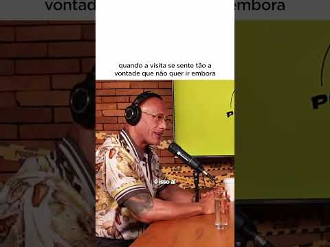 Será que o the rock curtiu o papo?