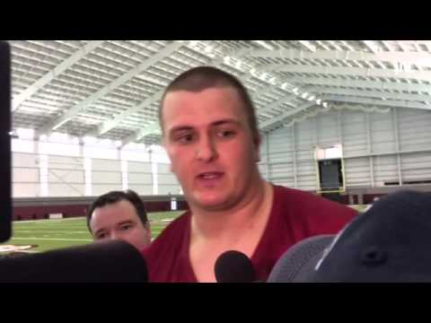 Video at @postandcourier: Gamecocks offensive lineman Mason Zandi on the first few days of spring pr