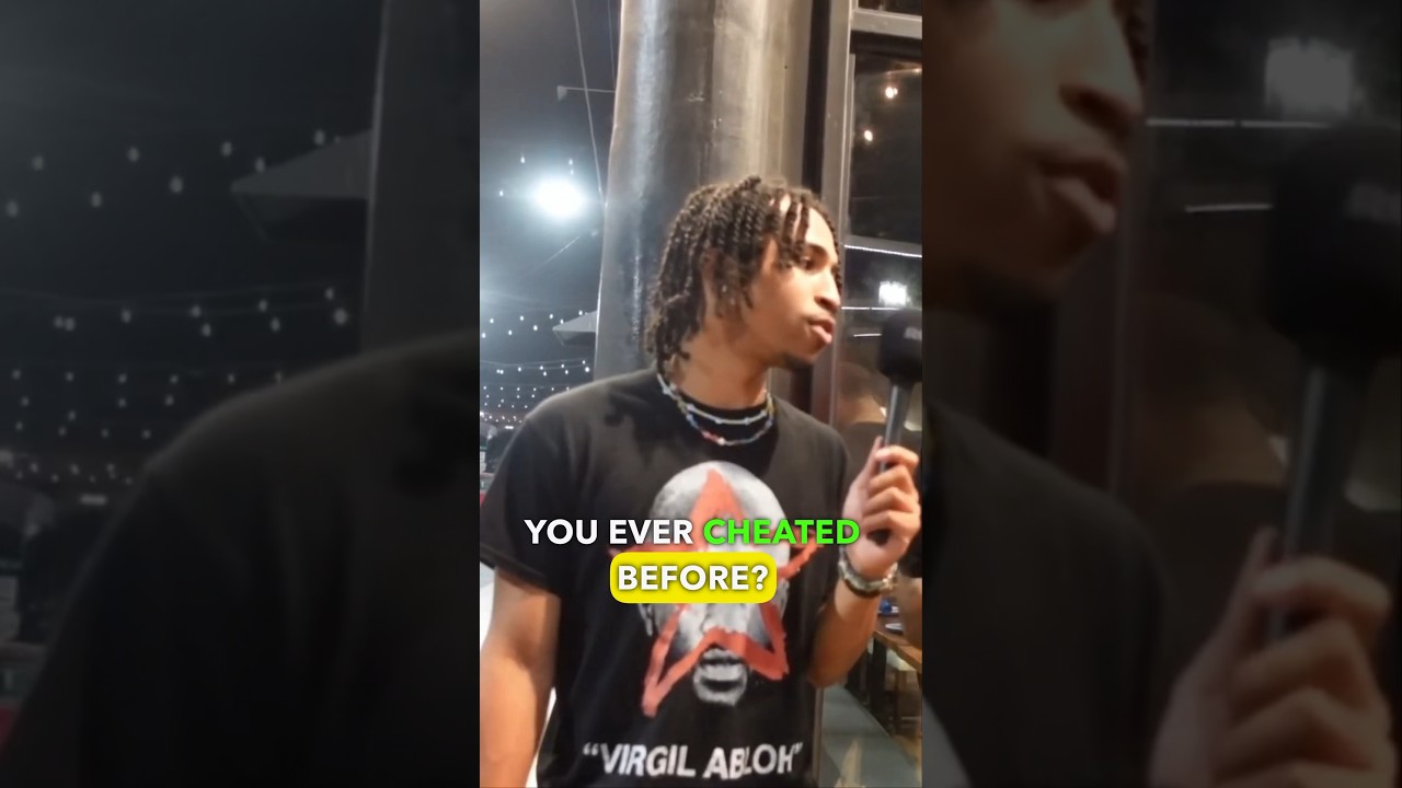 Does Everyone Cheat?? 🤨😢#shorts #publicinterview #cheating