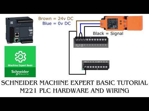 Schneider M221 hardware and wiring tutorial
