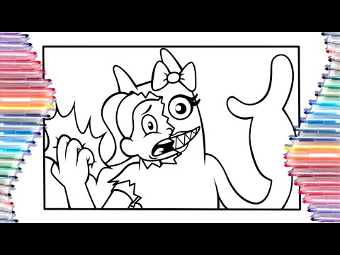 ORIGIN of BANBALEENA Coloring pages / Garten of Banban 2 / Cartoon - On & On [NCS Release]