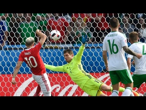 Wales 1-0 Northern Ireland: Gareth McAuley own goal takes Dragons to quarter-finals