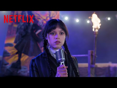 Wednesday's Speech at The Pyre | Wednesday: Season 2 | Netflix
