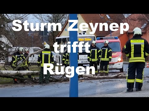 2022 02 19 Orkan Zeynep trifft Rügen