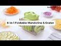 Mandolina-Rallador Plegable 6 en 1 Choppie InnovaGoods