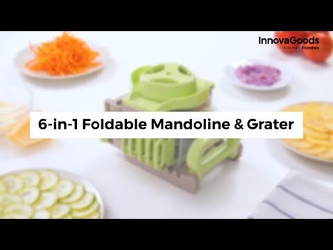 InnovaGoods MANDOLINĖ DARŽOVIŲ TARKAVIMO FORMELĖ 6IN1 video