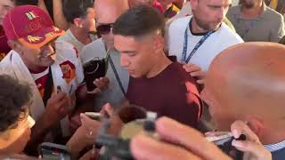 MOLINA Arrivo a Ciampino 10 agosto 2026