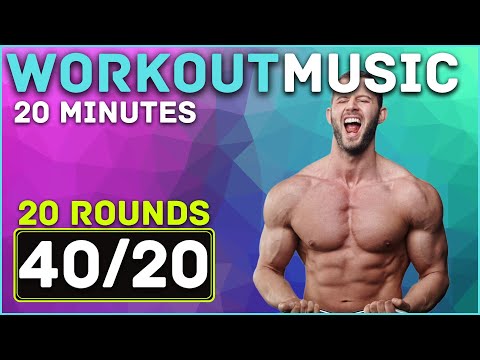 🔥 Hiit Workout Timer With Music 👉 40 Sec Work 20 Sec Rest 💪 NEW MIX