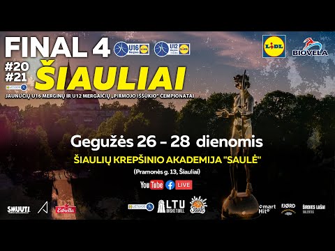 LIDLMKL: U16 Merginų čempionato PUSFINALIS | V. Knašiaus KM – Šiaulių KA „Saulė“