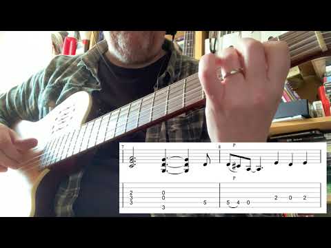 Robin of Sherwood TV theme by Clannad, guitar arrangement with TAB