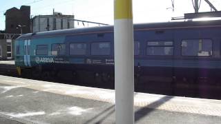 preview picture of video 'Arriva Trains Wales 158838 departing Wolverhampton Station'