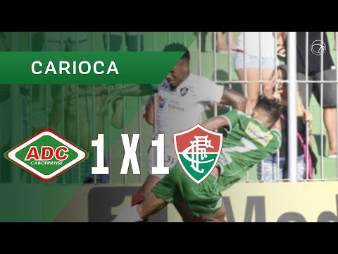 CABOFRIENSE 1 X 1 FLUMINENSE - 18/03 - CARIOCA 2018