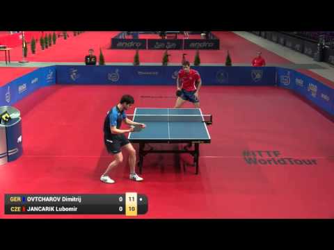 ITTF World Tour Polish Open 2016  R3 OVTCHAROV Dimitrij vs JANCARIK Lubomir