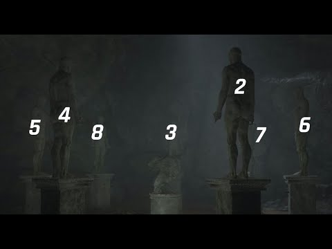 4k Red Dead Redemption 2 Strange statues puzzle (easy gold)