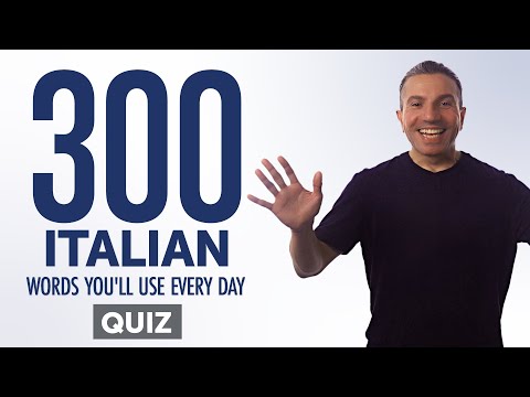Quiz | 300 Italian Words You'll Use Every Day - Basic Vocabulary #70