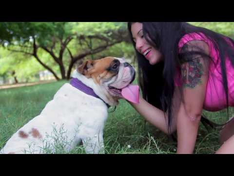 Veronica with her amazing dog