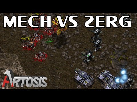 Tanks and Goliaths vs Zerg / StarCraft